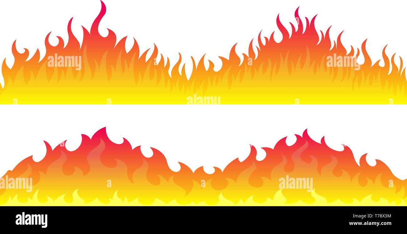Flame Border Design