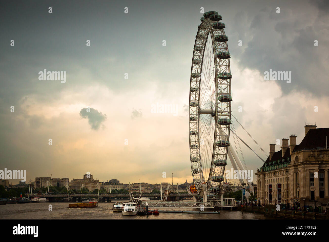 Millennium Wheel in London, England, UK Stock Photo Alamy