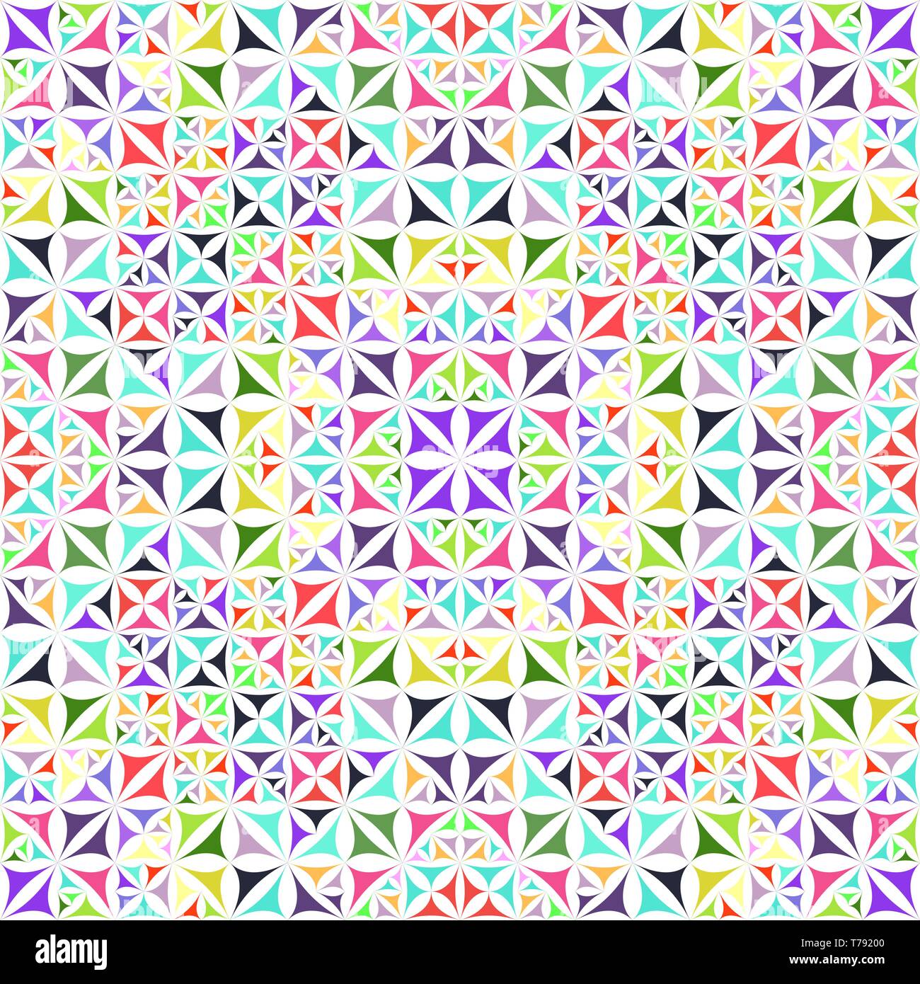 Colorful abstract repeating curved shape kaleidoscope wallpaper pattern ...