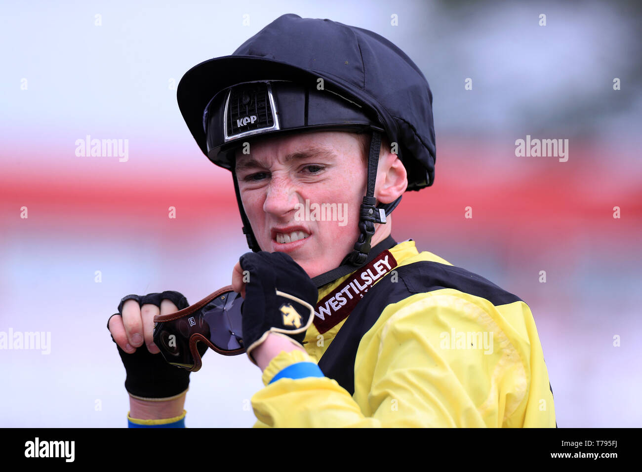 Jockey David Egan during day two of the QIPCO Guineas Festival at