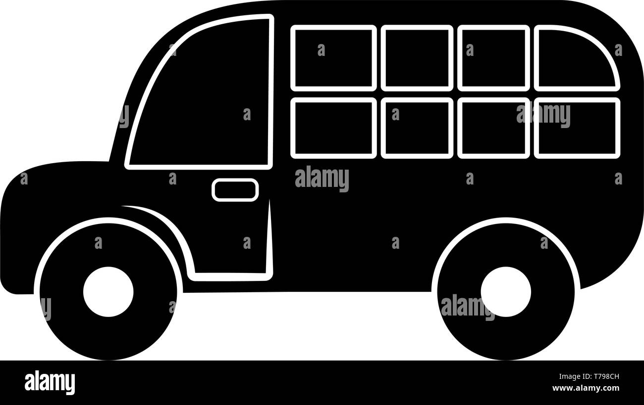 Funny school bus Black and White Stock Photos & Images - Alamy