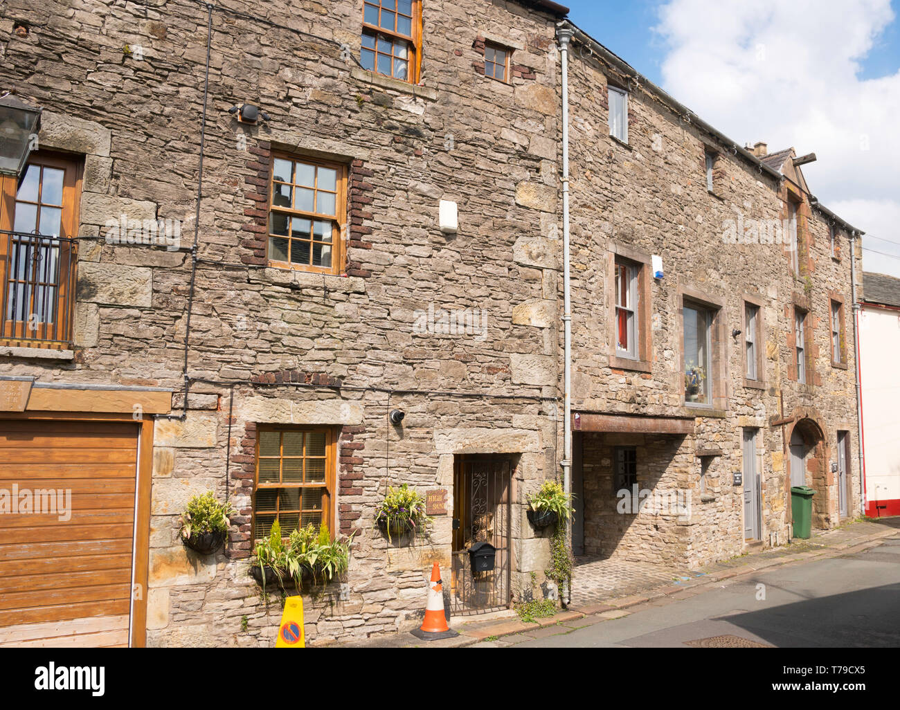 Houses and apartments in what was Wharton’s Mill building in