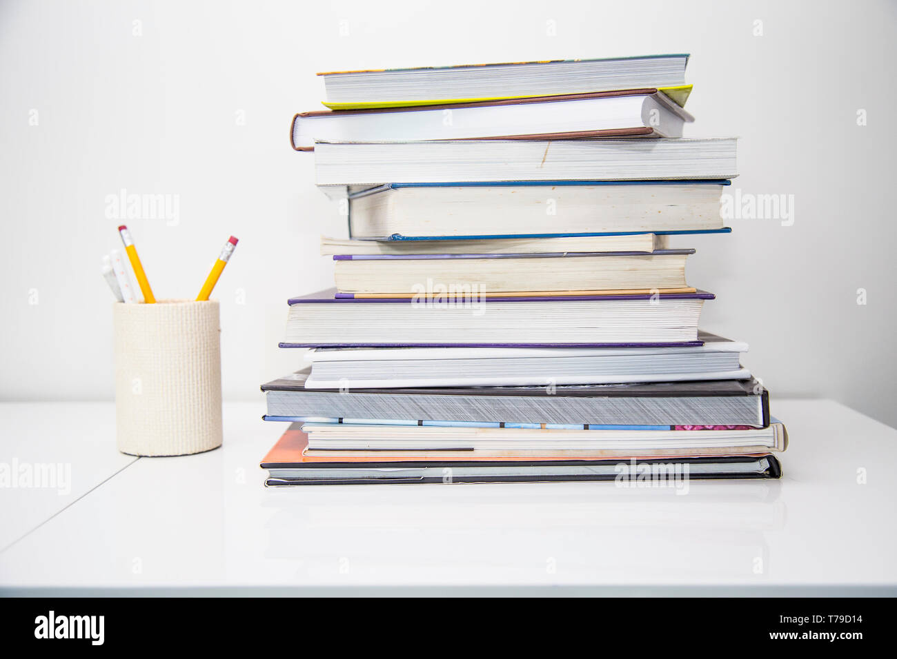 High school pencil and pens hi-res stock photography and images - Alamy