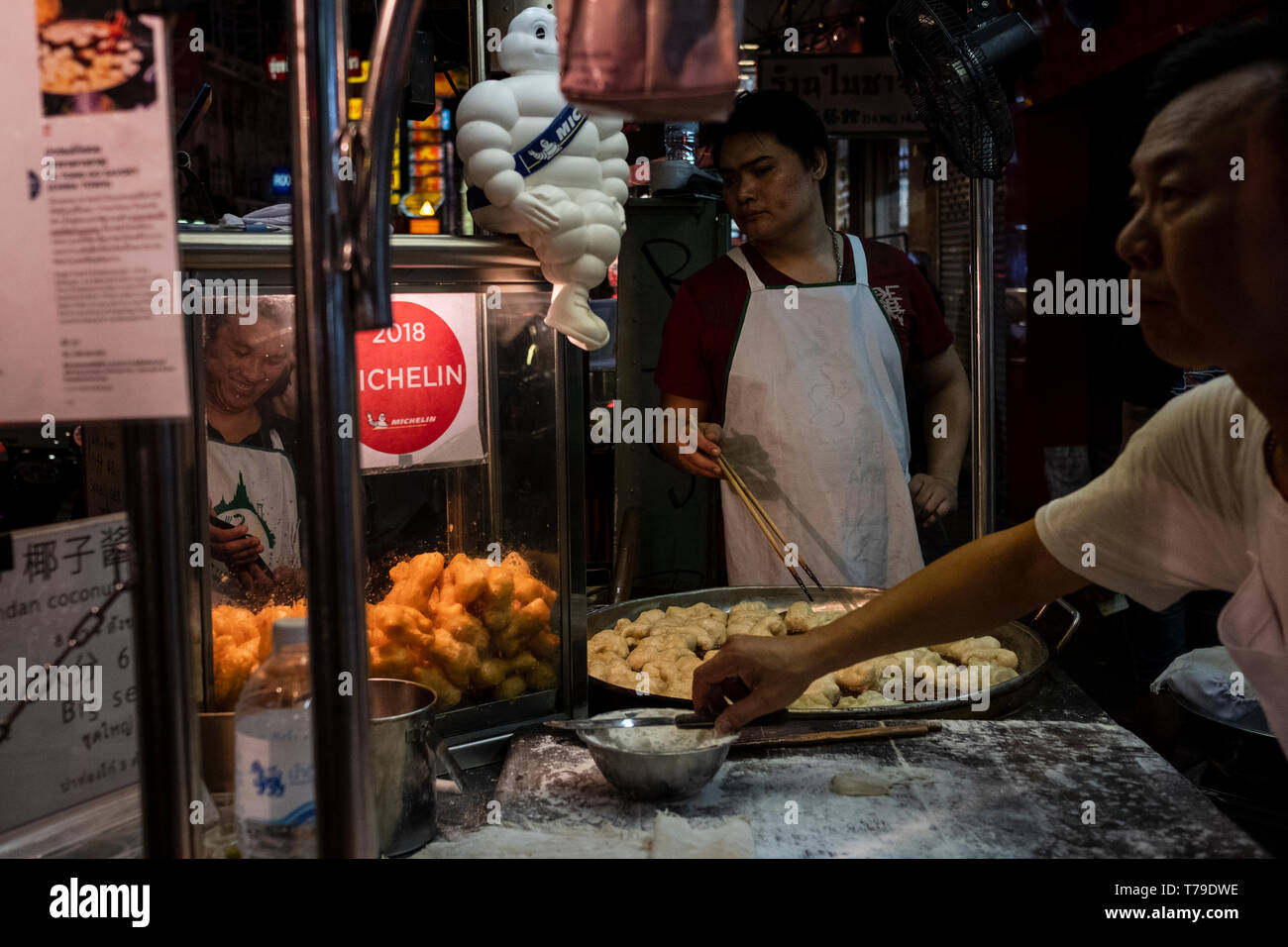 Bangkok, Thailand - 02 September 2018: Street food stand at Bangkok's ...