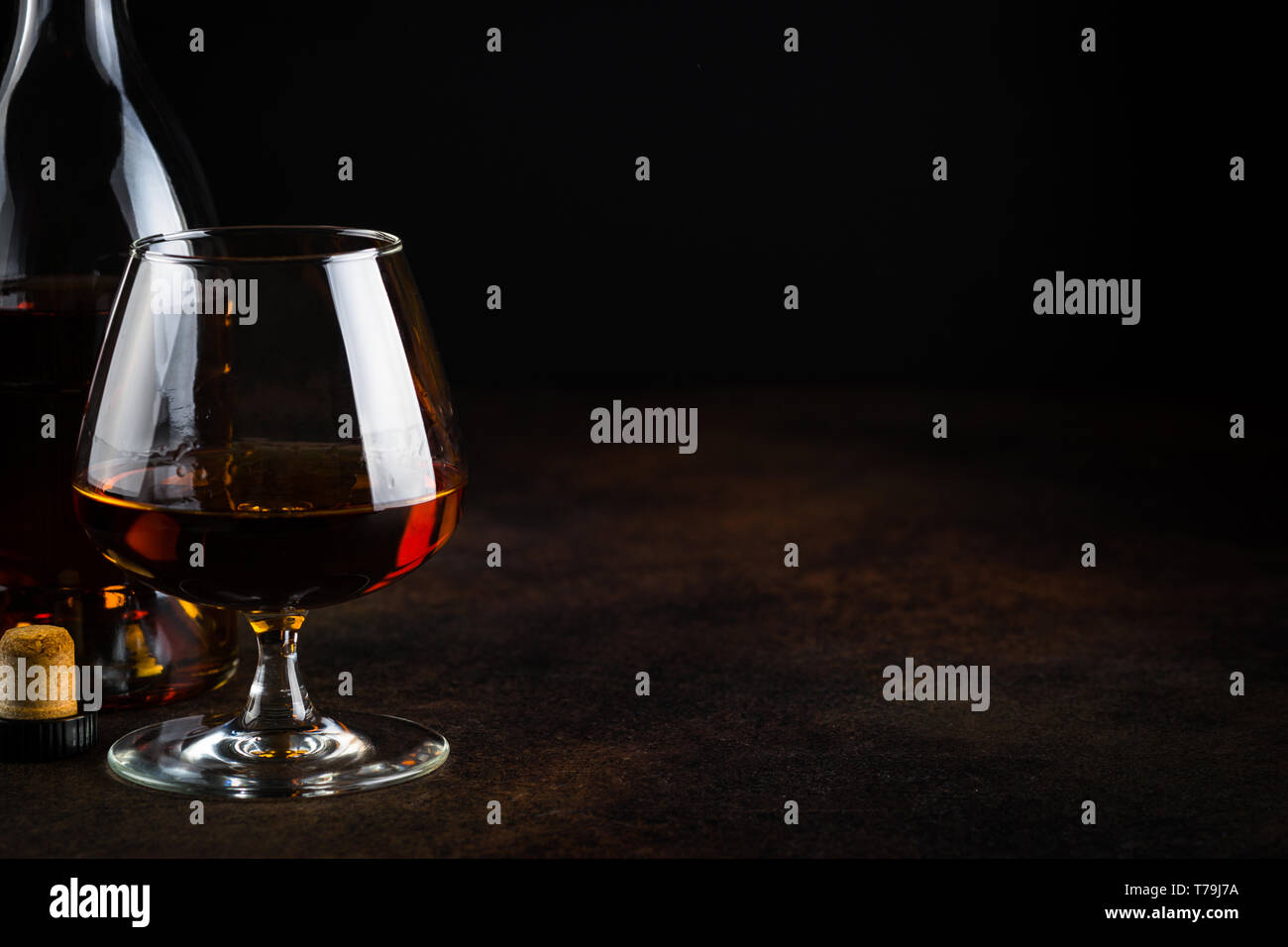 Brandy bottle glass hires stock photography and images Alamy