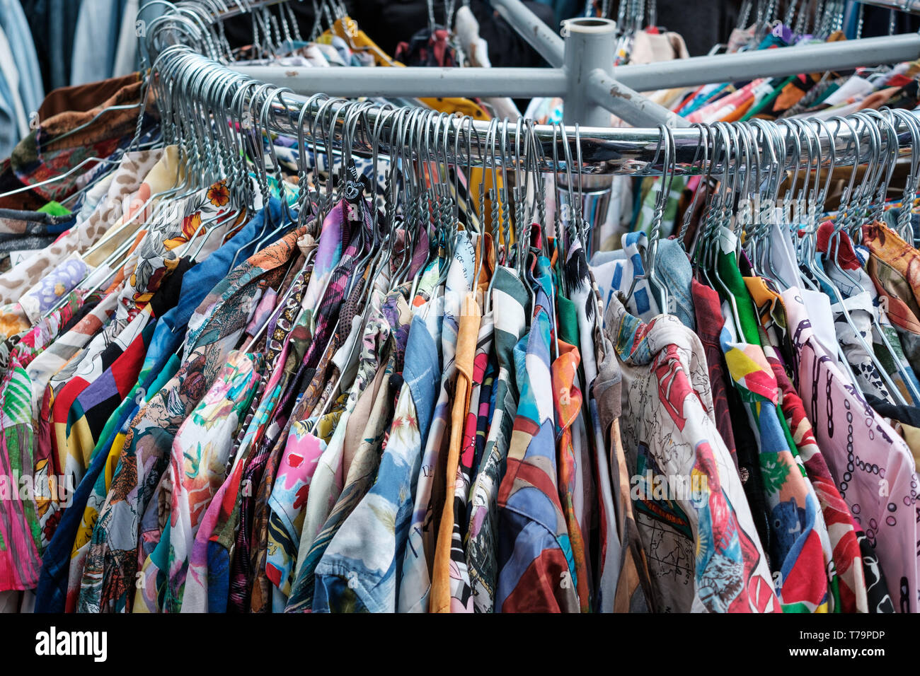 Market for second hand clothes hires stock photography and images Alamy