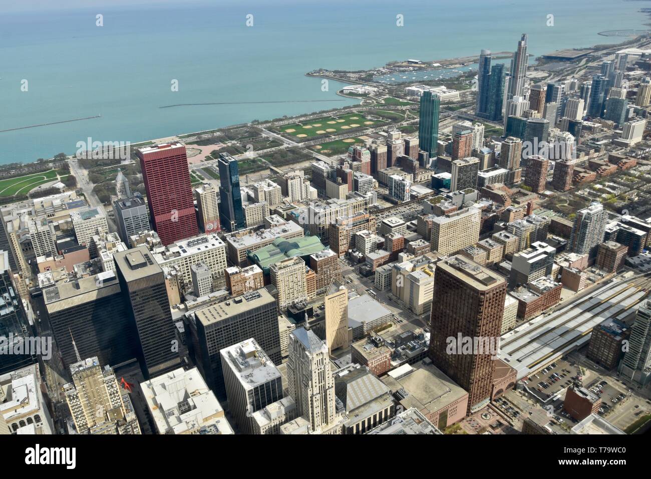 Chicago Loop View Souther loop hi-res stock photography and images - Alamy