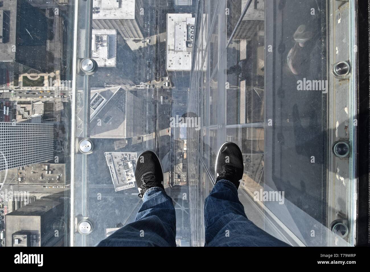 Glass Floor Willis Tower Stock Photos Glass Floor Willis Tower
