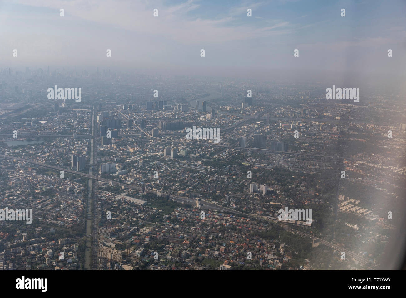 Aerial views of Bangkok, Thailand Stock Photo - Alamy