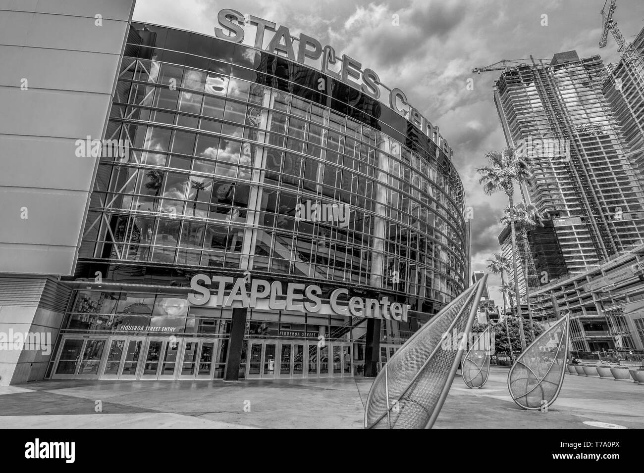 Staples center Black and White Stock Photos & Images Alamy