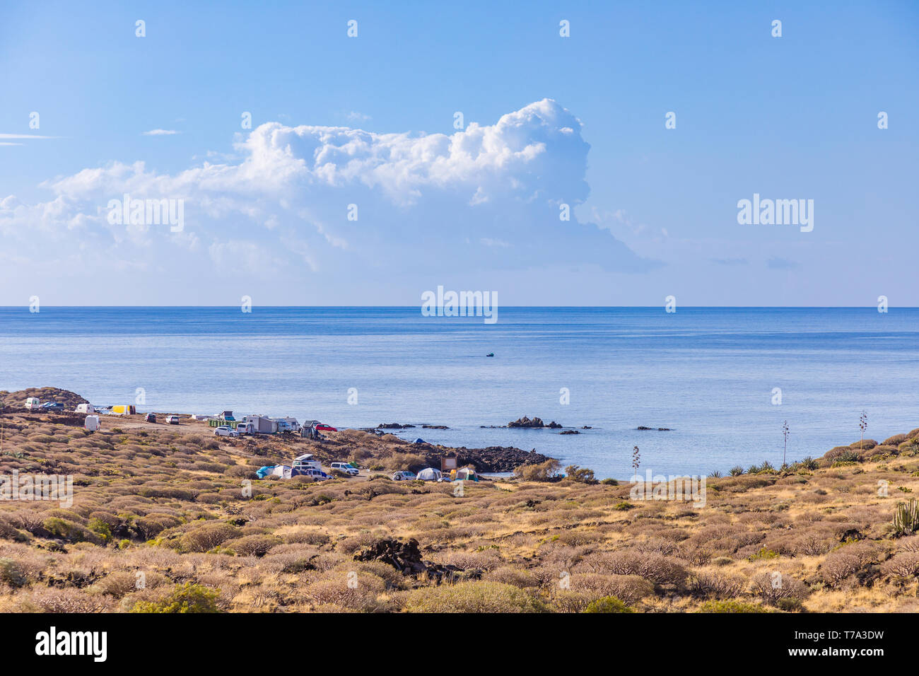 Island coast near Abades village, Tenerife, Canary Island, Spain Stock Photo