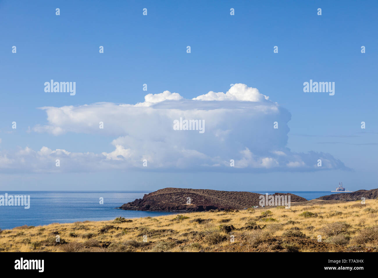 Island coast near Abades village, Tenerife, Canary Island, Spain Stock Photo