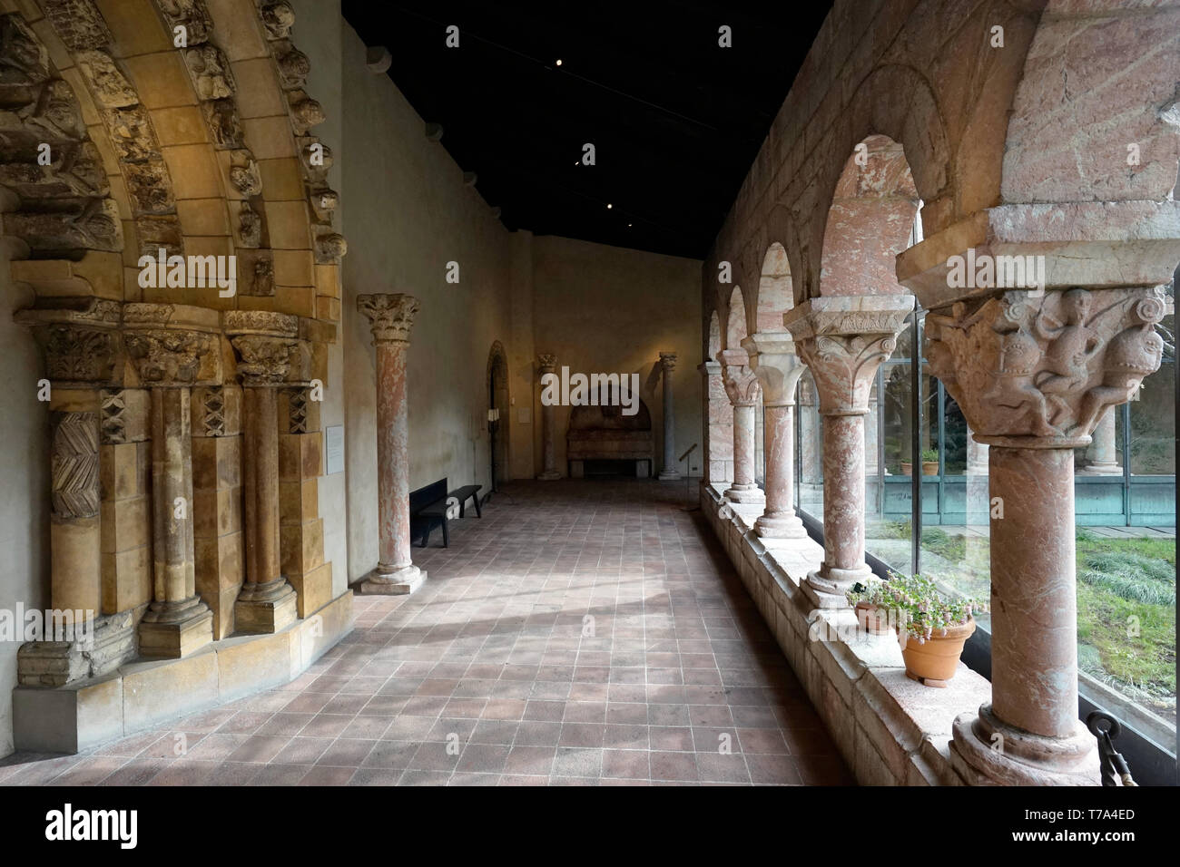 The Cuxa cloisters the centerpice of Met Cloisters Museum.Metropolitan