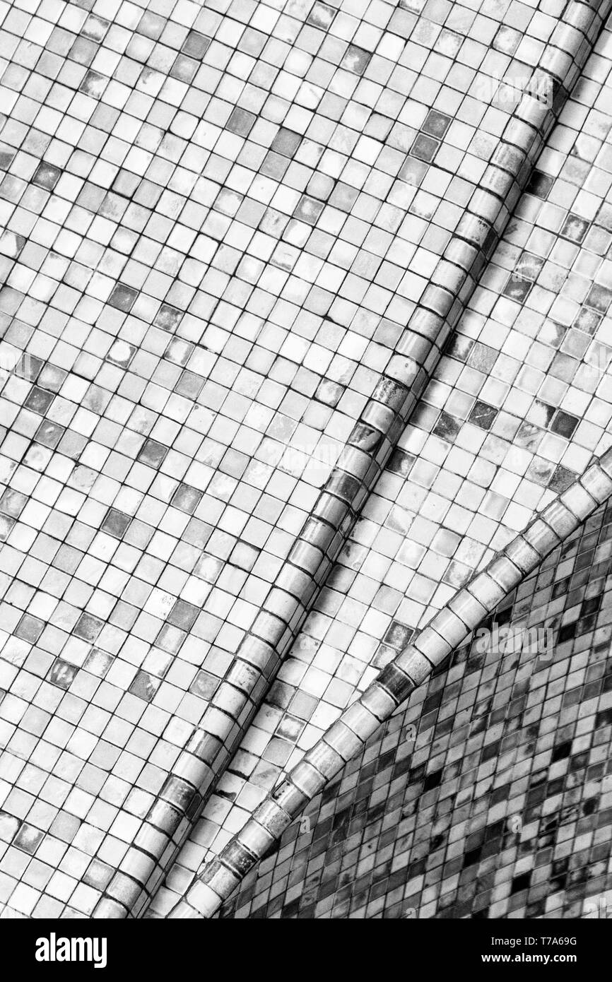 The Mosaic Tiles Of The Groin Vaulted Ceiling Of The City Building
