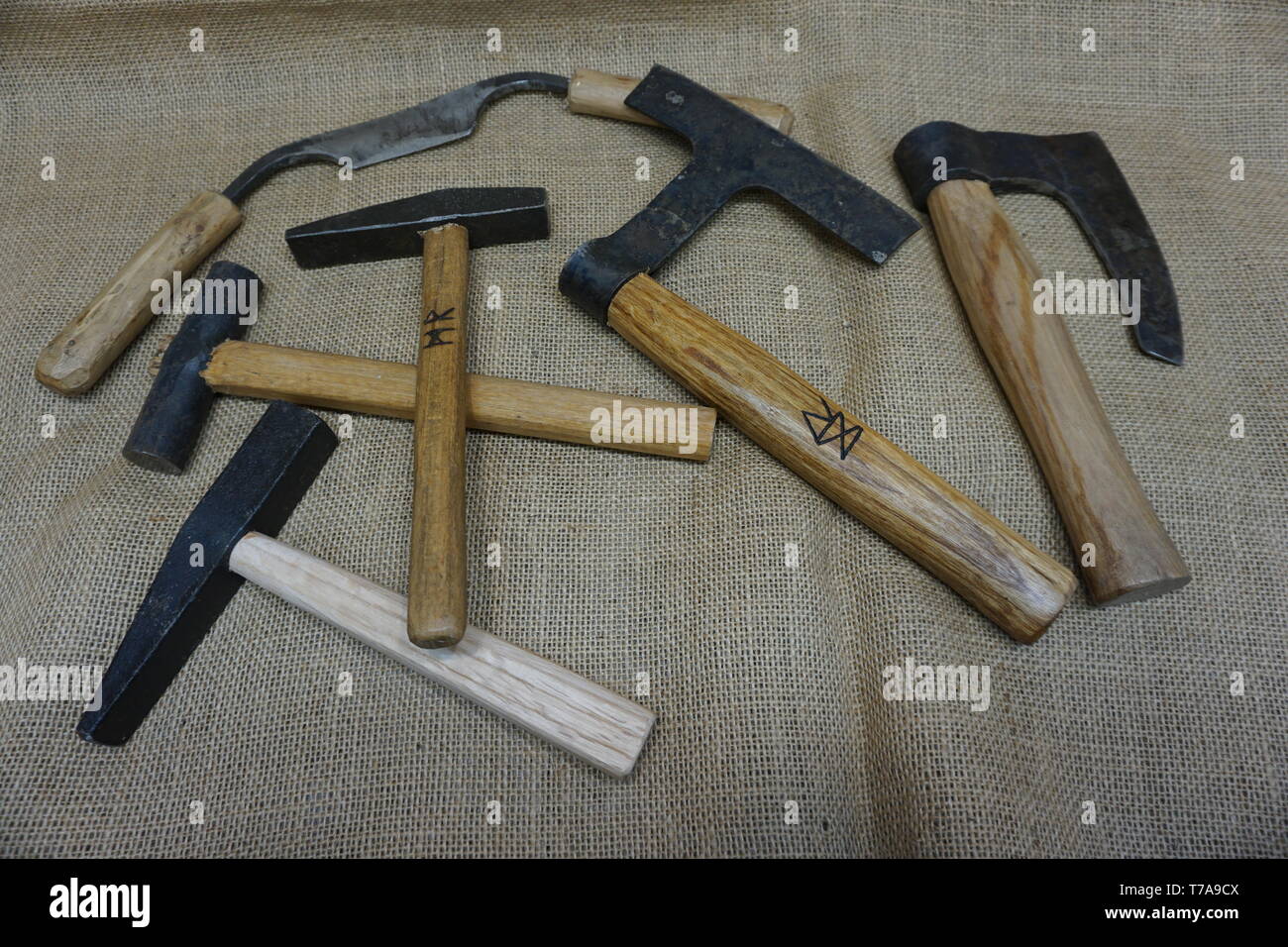anglo saxon and viking woodworking tools reconstruction by