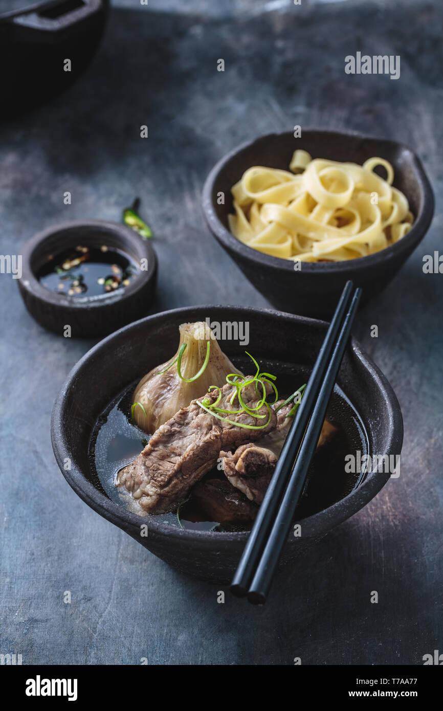 Bak Kut Teh Chinese Pork Ribs Soup Stock Photo Alamy Bak Kut Teh Chinese Pork Ribs Soup Stock Photo Alamy