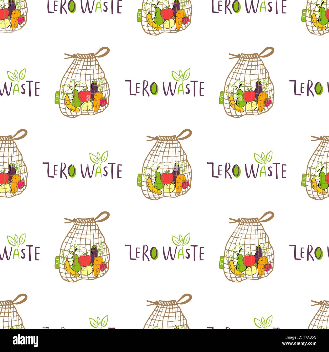 Zero waste concept fruits Stock Vector Images Alamy