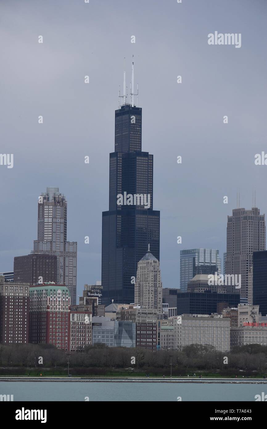 Chicago's iconic Willis Tower, Illinois, USA Stock Photo Alamy