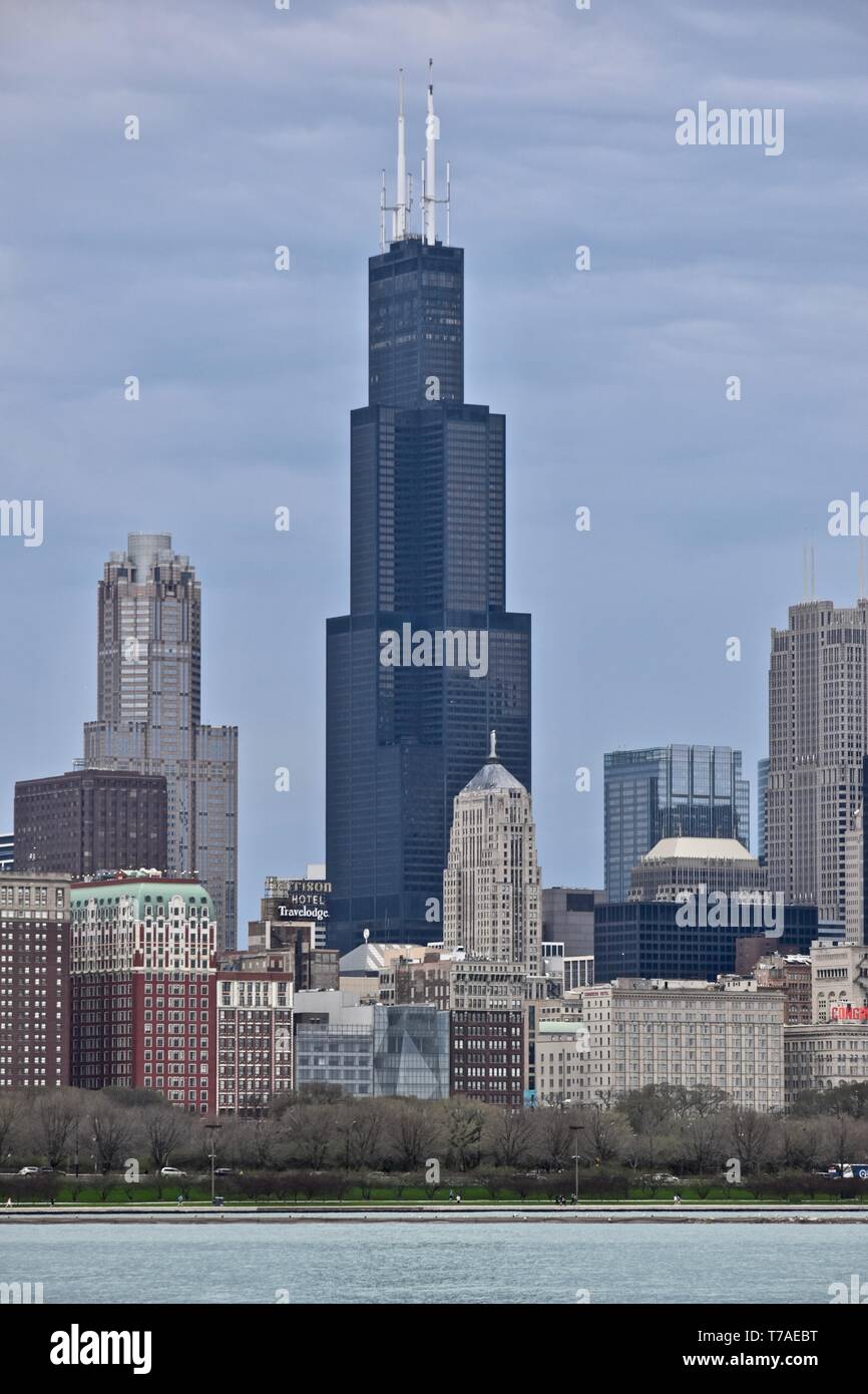 Chicago's iconic Willis Tower, Illinois, USA Stock Photo Alamy