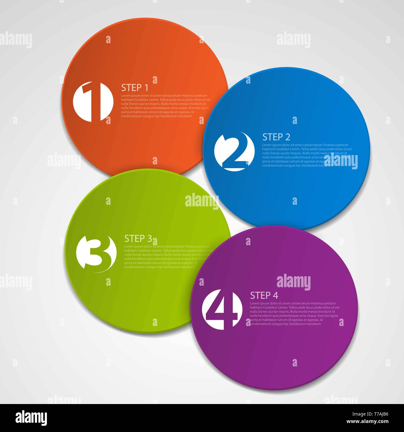 Set of Colorful Vector Sample stickers for various options Stock Vector ...