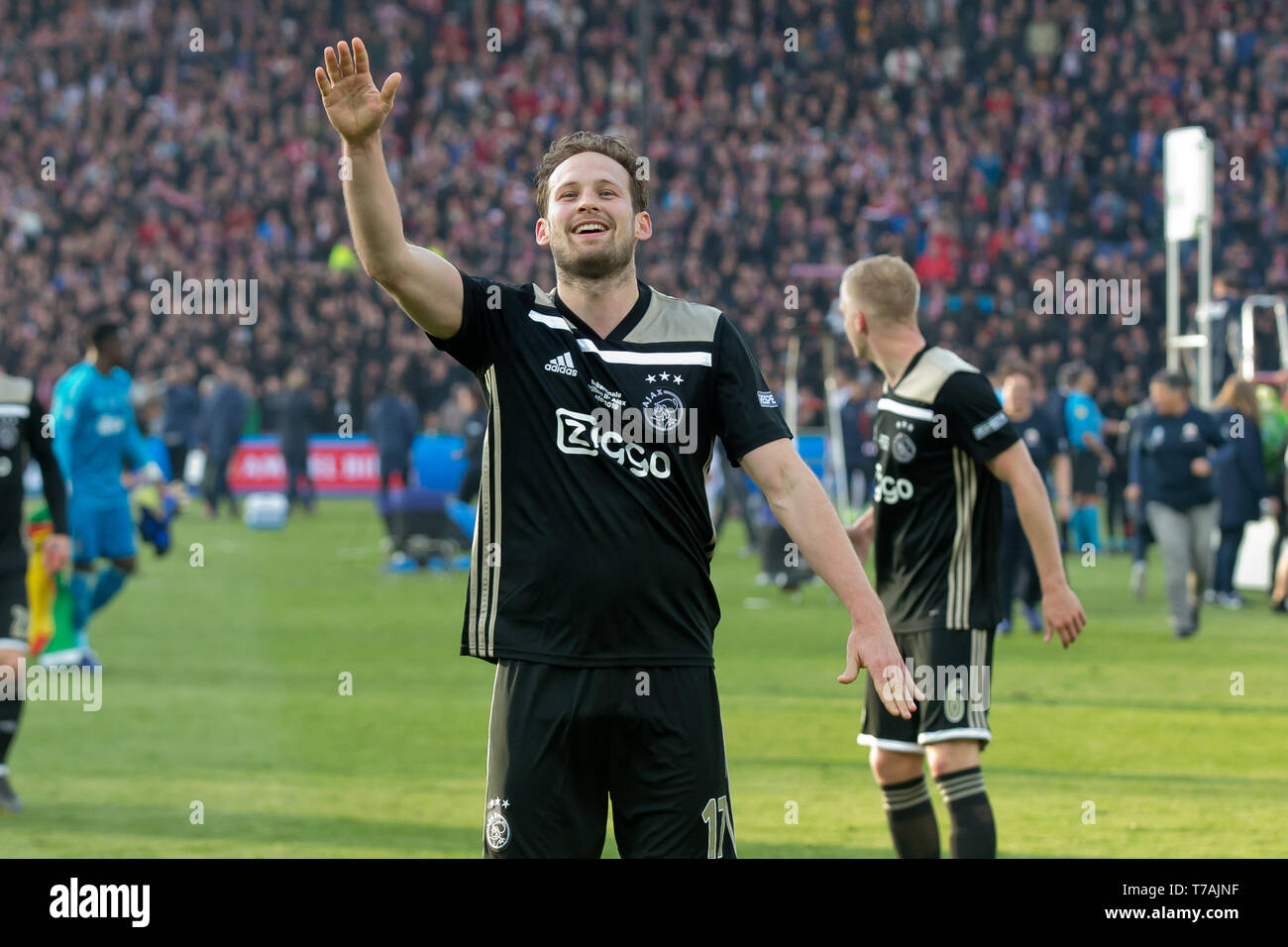 5 may 2019 Rotterdam, The Netherlands Soccer Dutch Cupfinal Willem II v Ajax  L-R Daley Blind of Ajax Toto KNVB Bekerfinale Stock Photo - Alamy