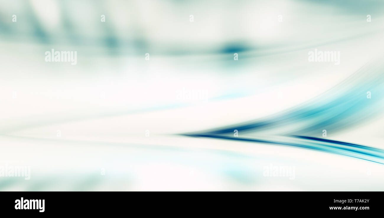 Room reflections motion blur futuristic background Stock Photo