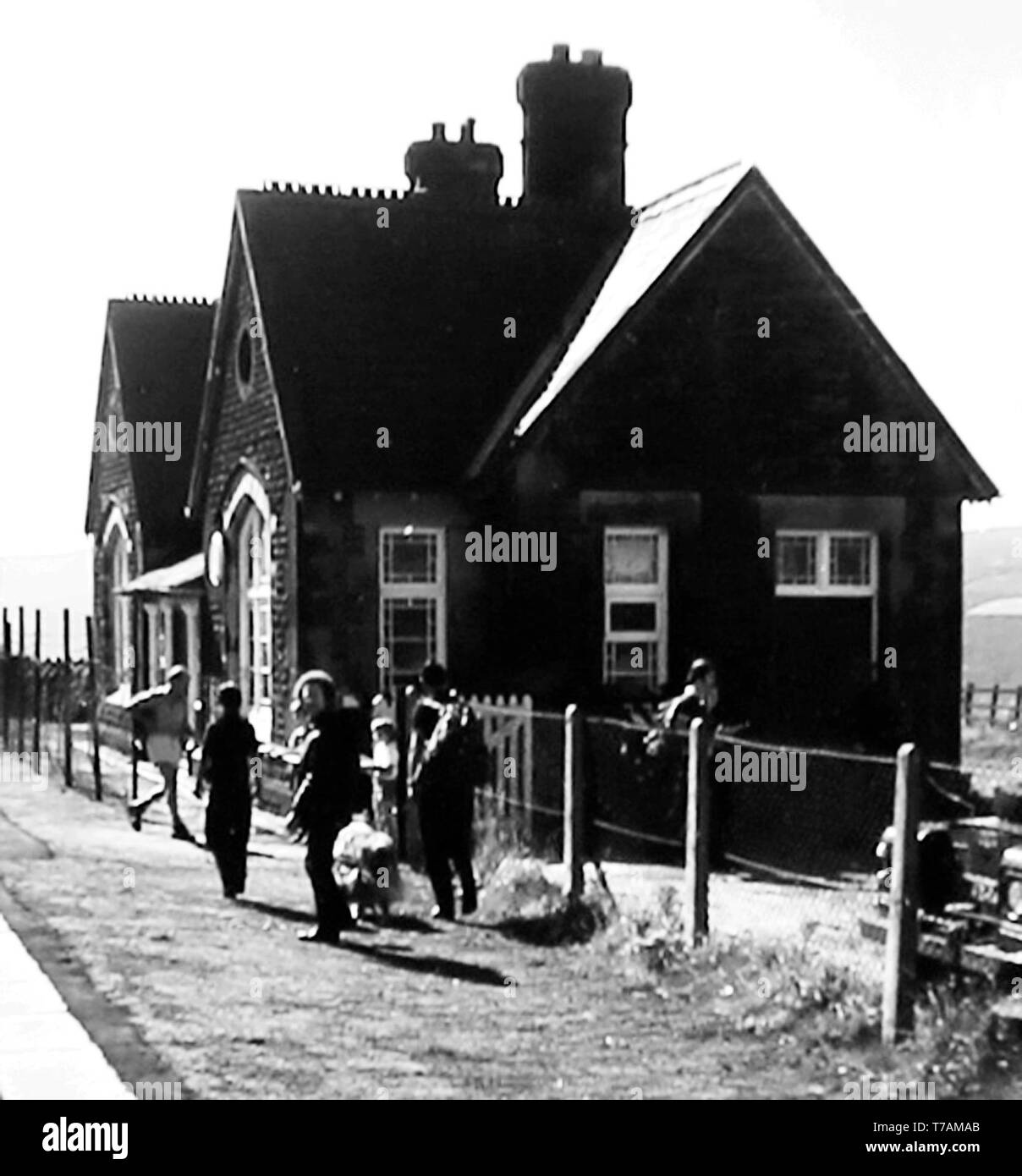 Dent Railway Station in 1976 Stock Photo