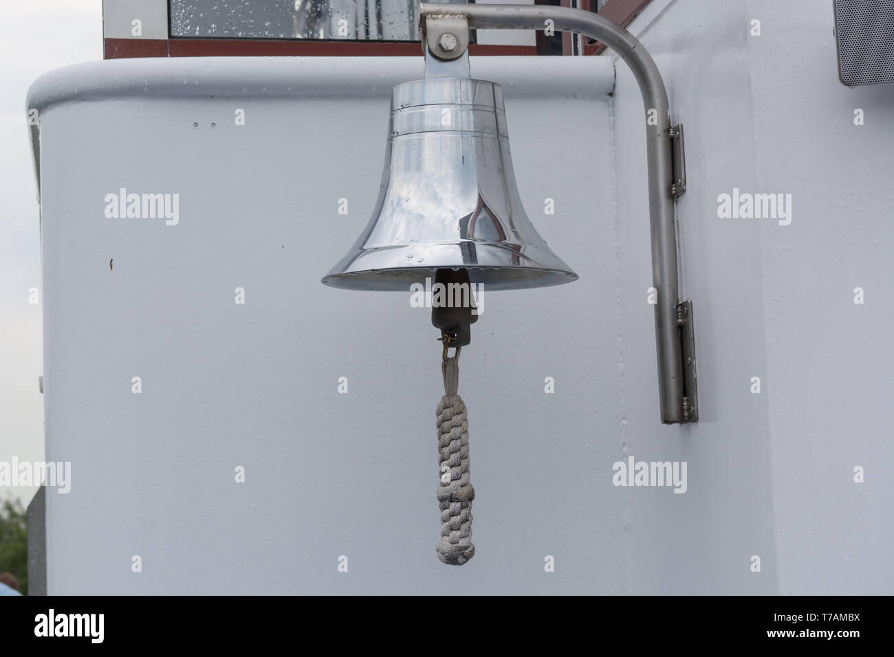 Nautical equipment ships bell Stock Photo Alamy