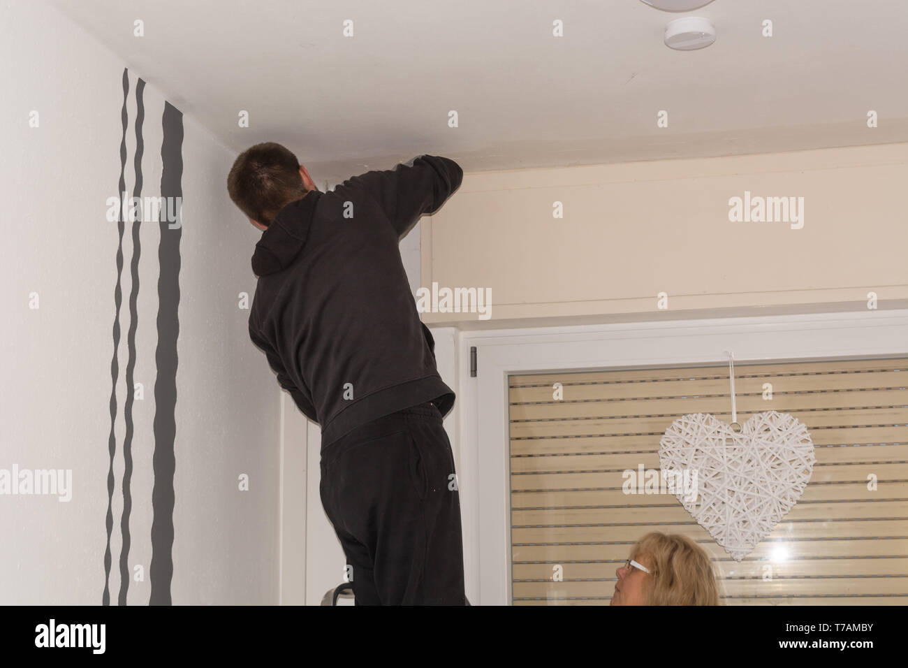 Hole In The Ceiling Stock Photos Hole In The Ceiling Stock