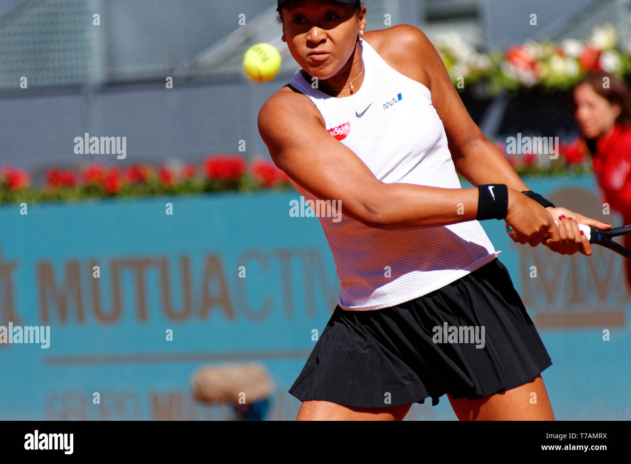 Caja Magica Madrid Spain May Tennis Player Naomi Osaka At The Mutua Madrid