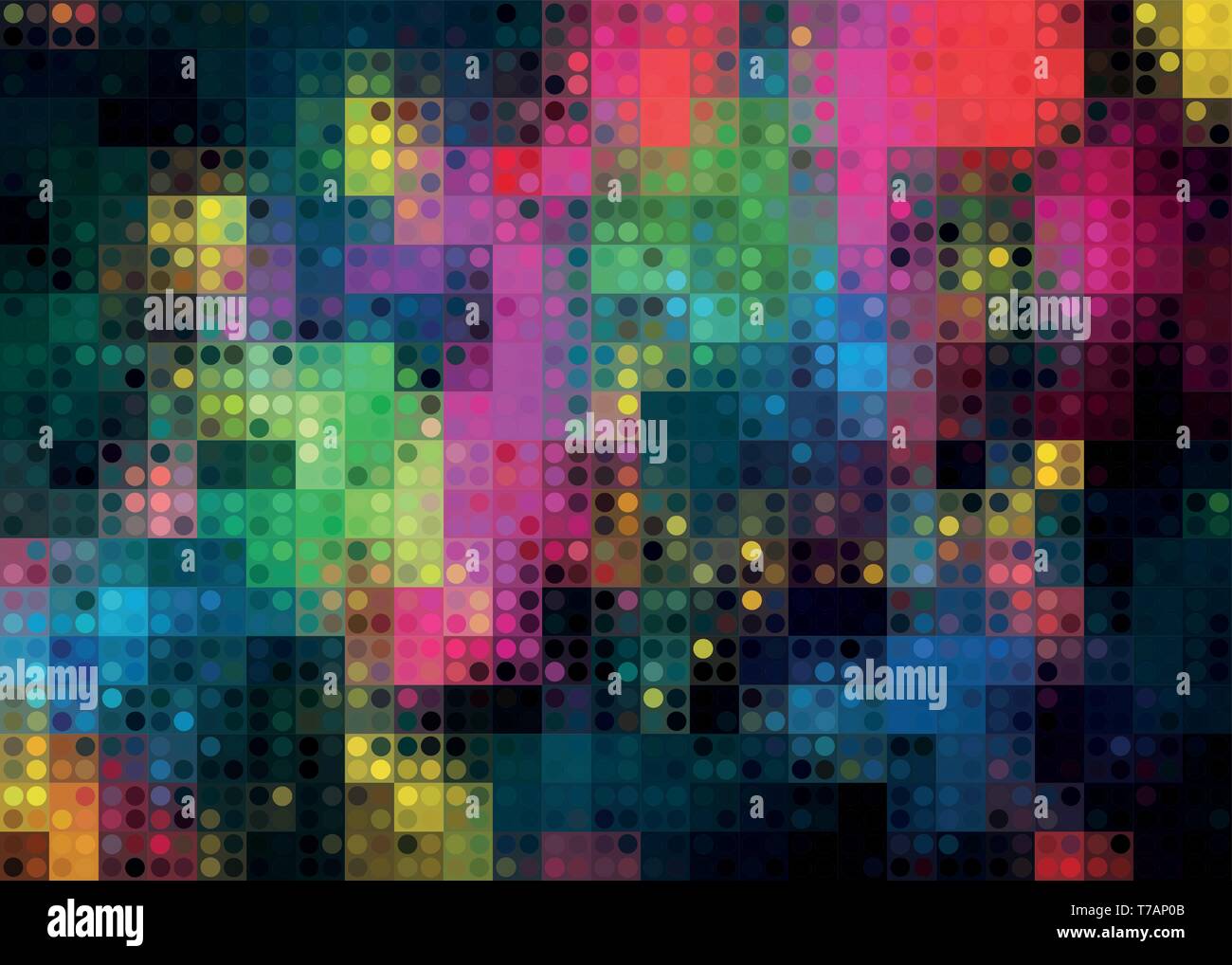 Color squares. Abstract geometric colorful background. With space for ...