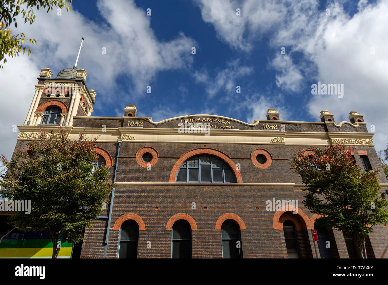 Beautiful Victorian Architecture In Armidale Nsw Australia The Date On The Parapet 1842 Marks The Establishment Of A Chandlery In Brisbane Stock Photo Alamy