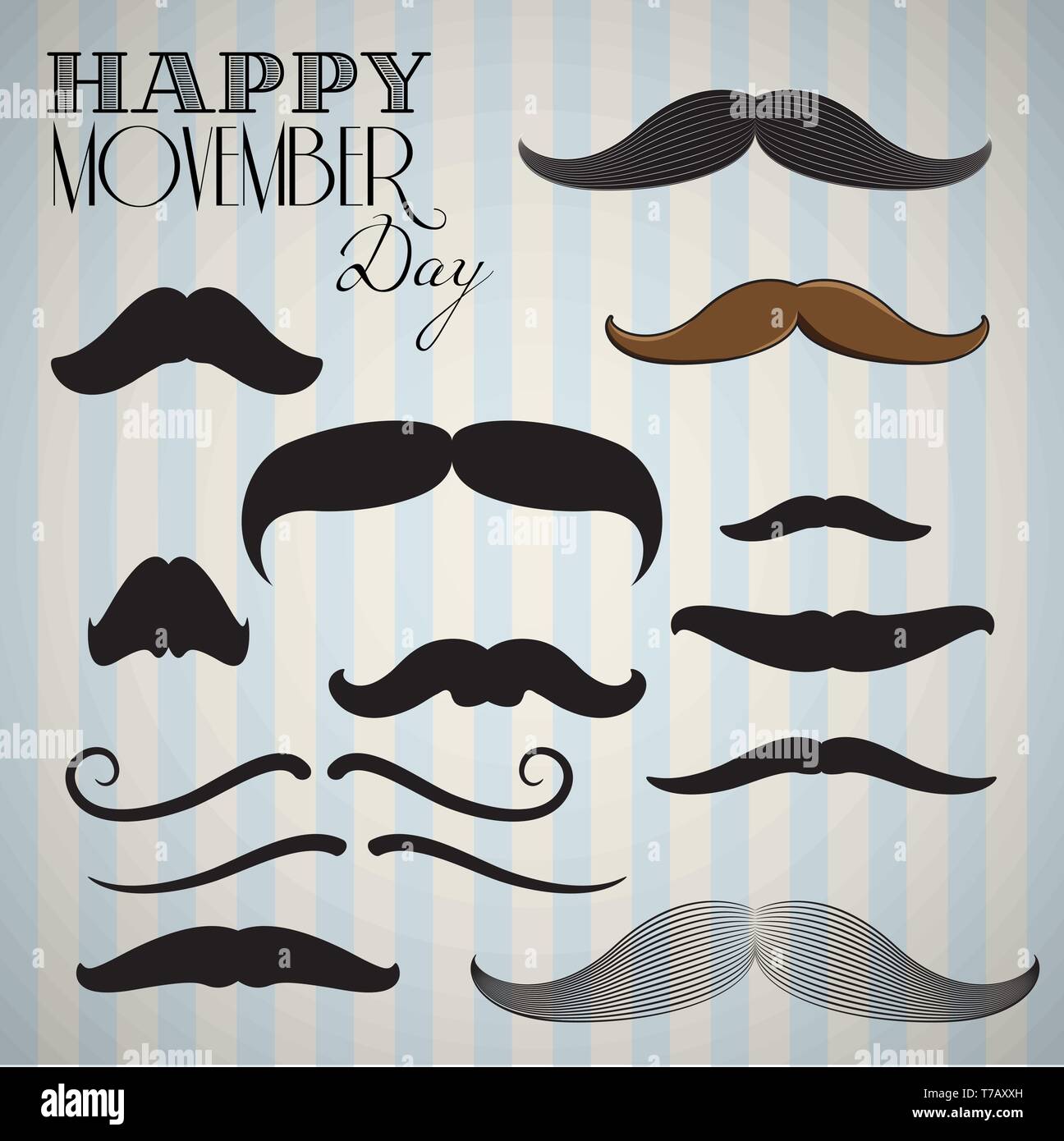 Hair curly mustache drawing art hi-res stock photography and images - Alamy
