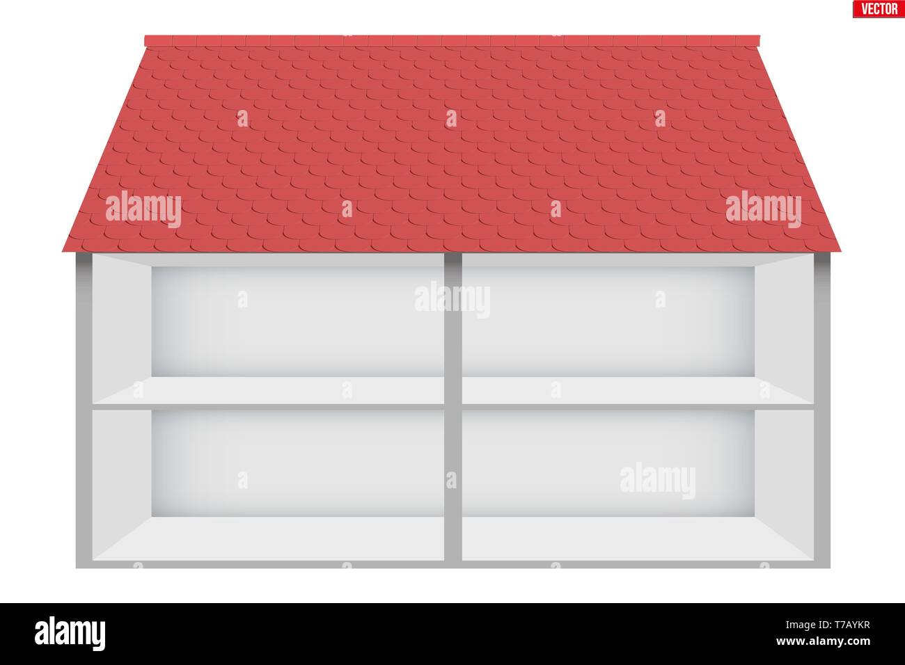 House in cut Stock Vector Image & Art Alamy