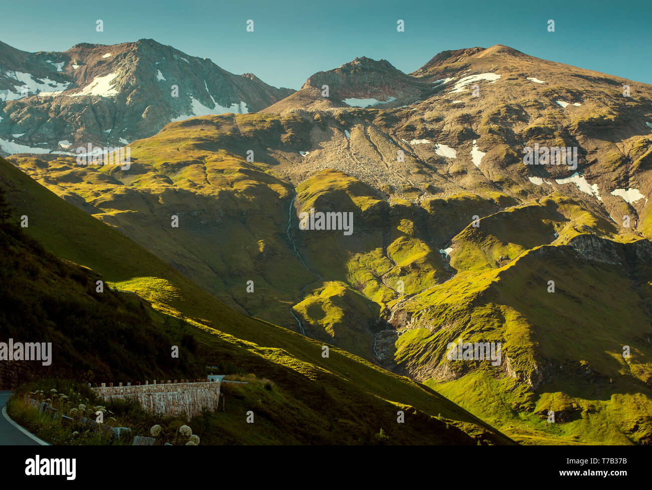 Grossglockner alpine road in Austria Stock Photo