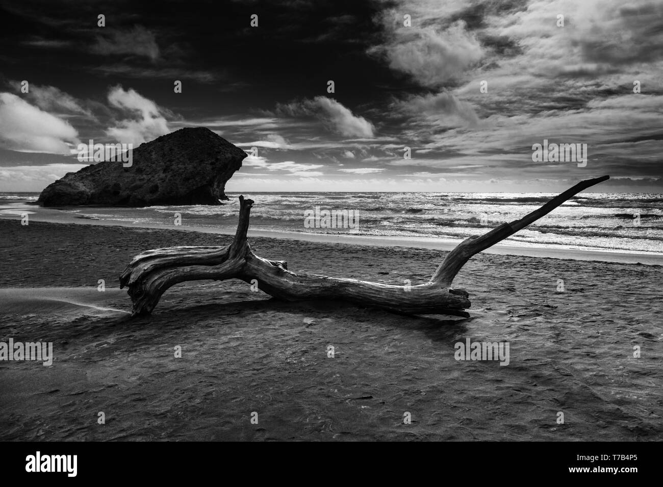 Playa de Monsul, Monsul Beach, Almeria, Spain Stock Photo