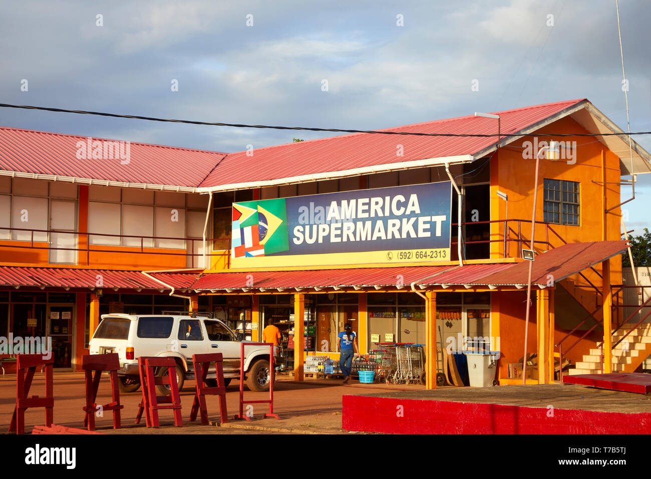 America Supermarket on Rupununi Road in Lethem Guyana South America