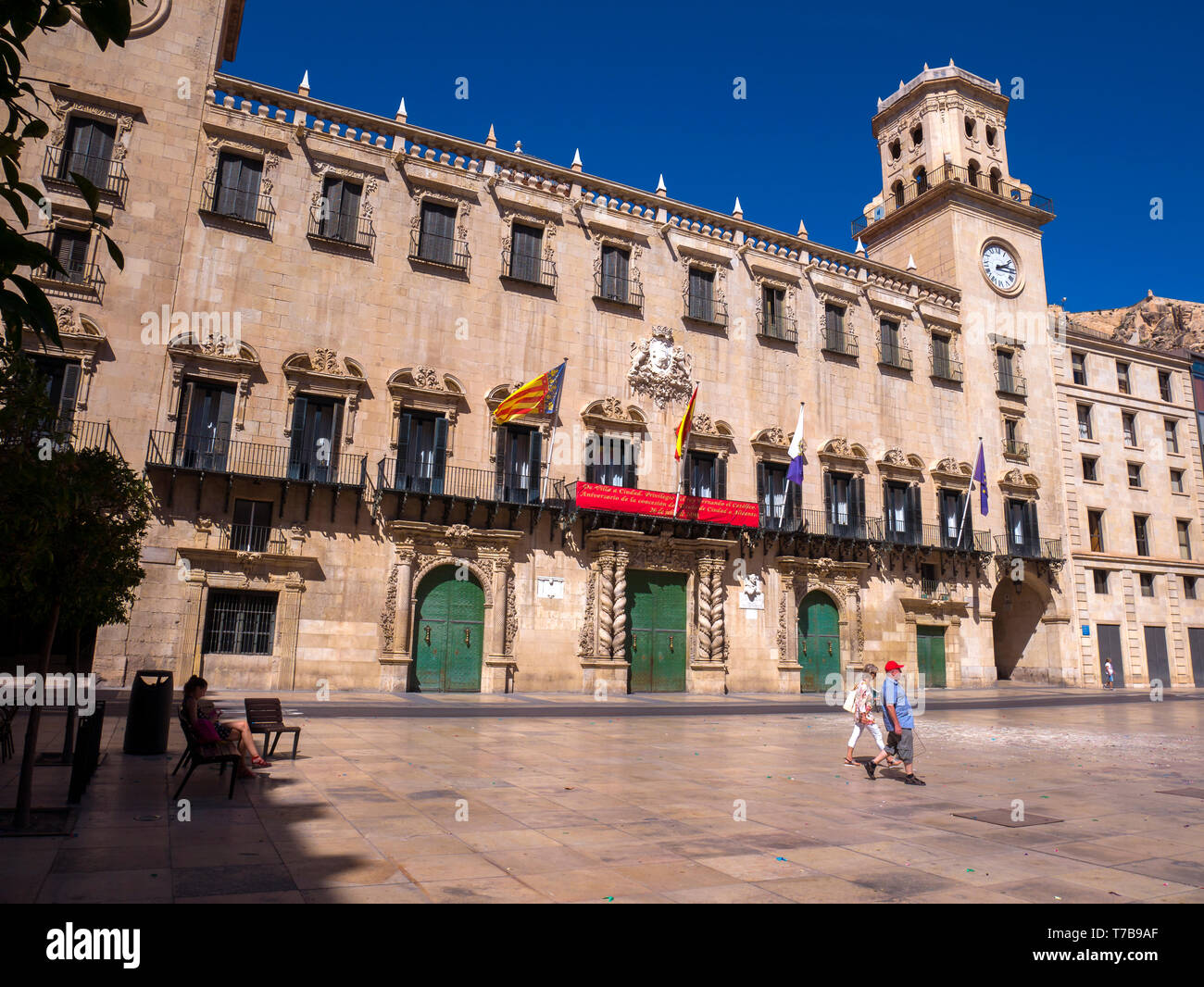 Ayuntamiento de Alicante. Comunidad Valenciana. España Stock Photo