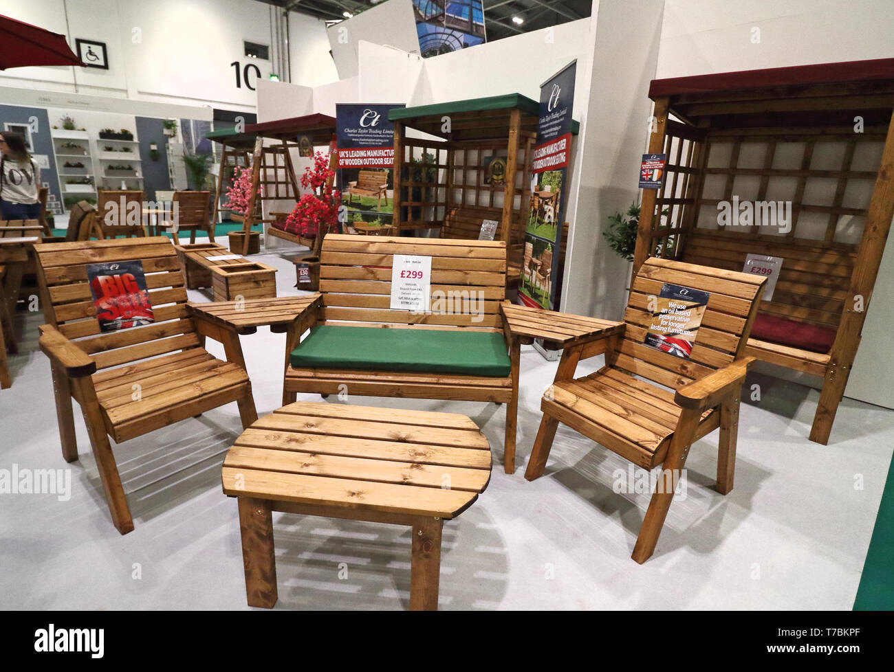 Outdoor Furniture Products Seen Displayed During The Exhibition