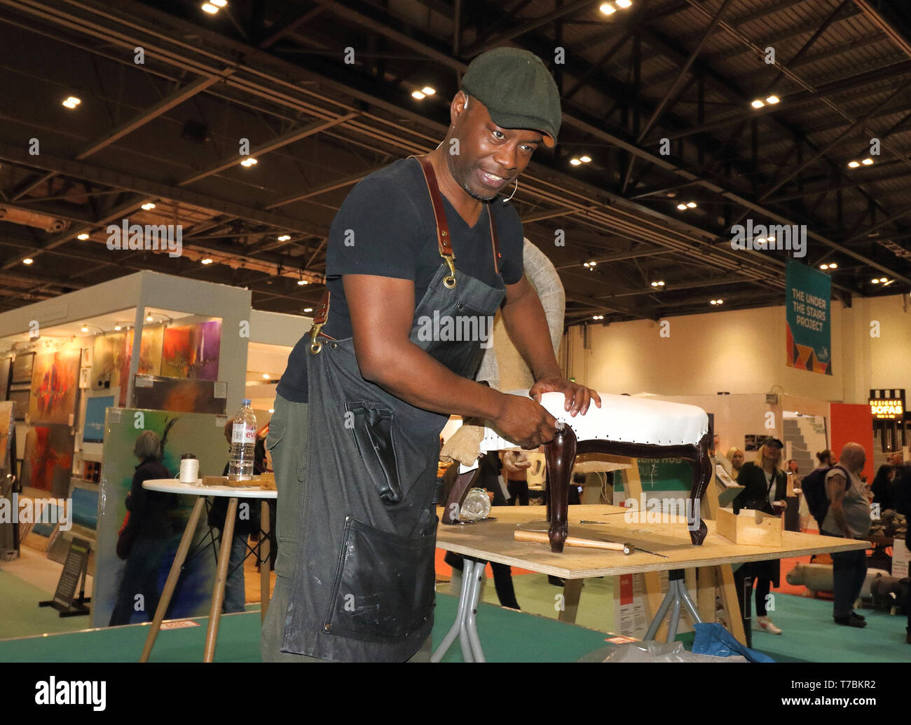 A Man Seen Demonstrating A Reuse Product During The Exhibition