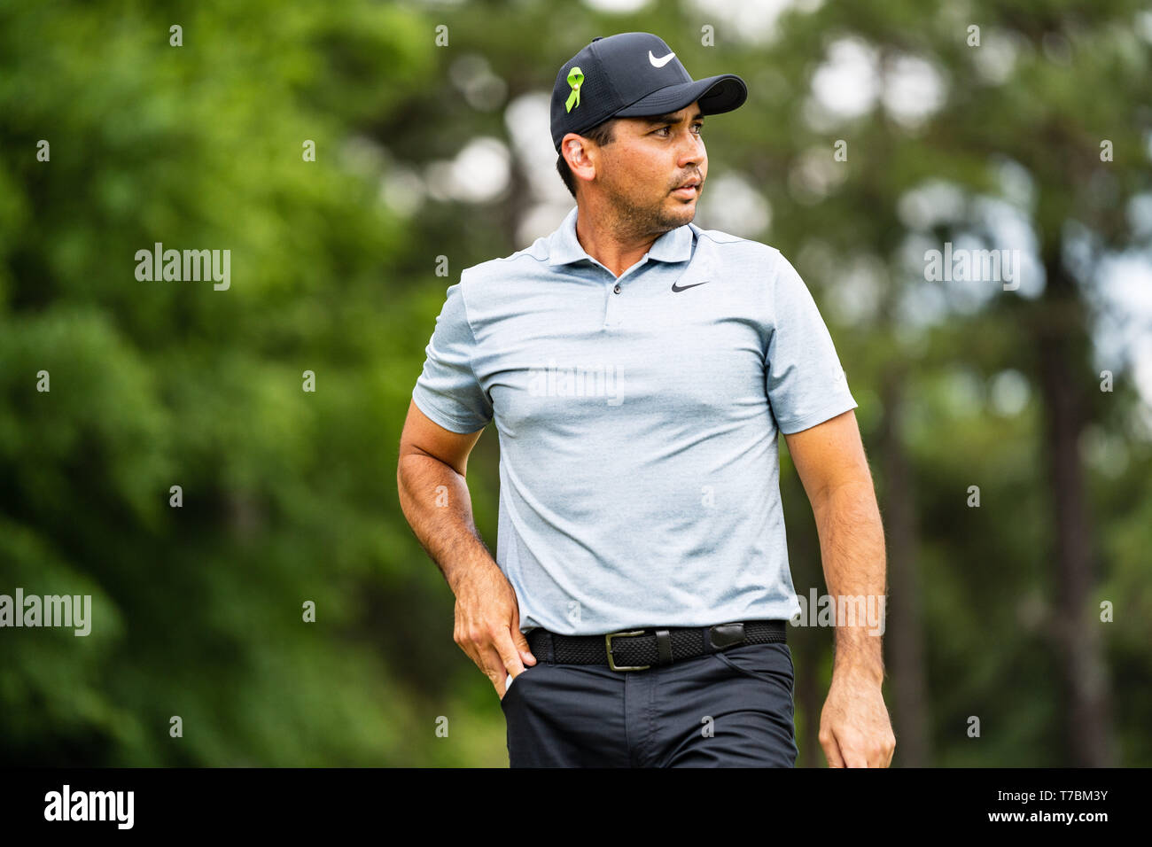 Jason Day during the PGA Tour Wells Fargo Championship on Saturday May 4, 2019 at Quail Hollow Country Club in Charlotte, NC. Jacob Kupferman/CSM Stock Photo