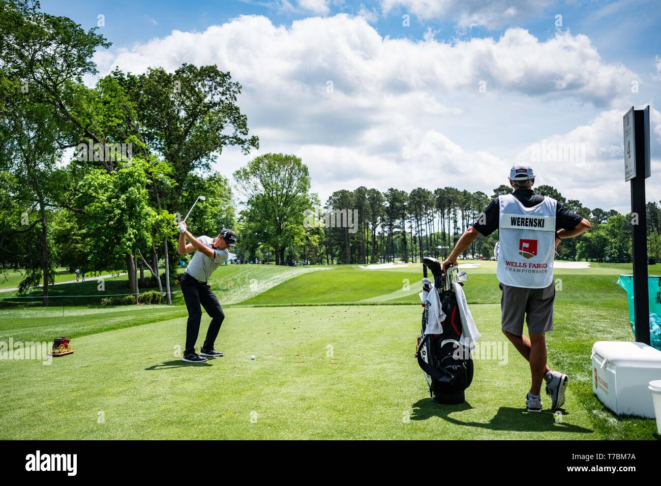 Richy Werenski during the PGA Tour Wells Fargo Championship on Saturday May 4, 2019 at Quail Hollow Country Club in Charlotte, NC. Jacob Kupferman/CSM Stock Photo