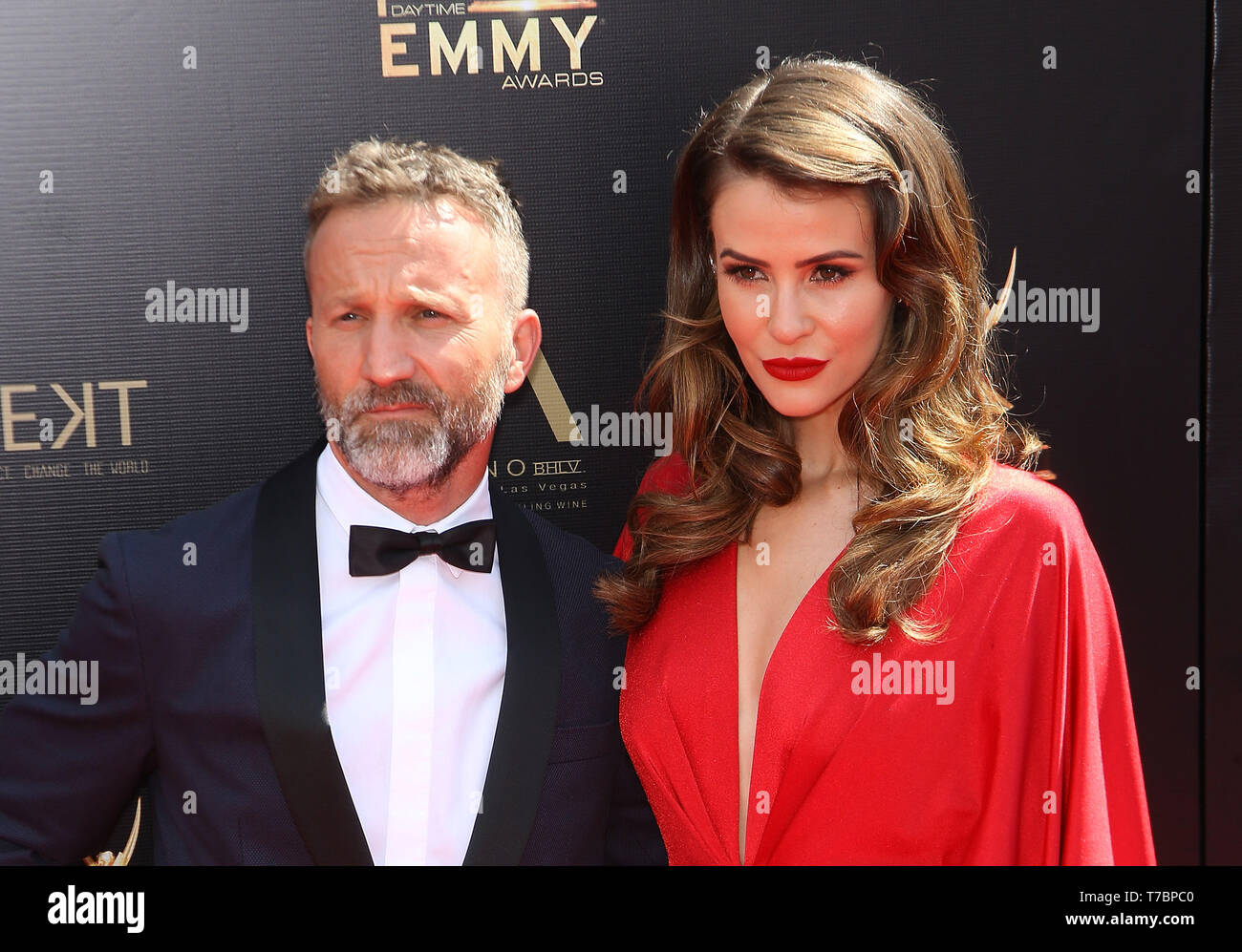 Pasadena, California, USA. 5th May 2019. Breckin Meyer and Linsey
