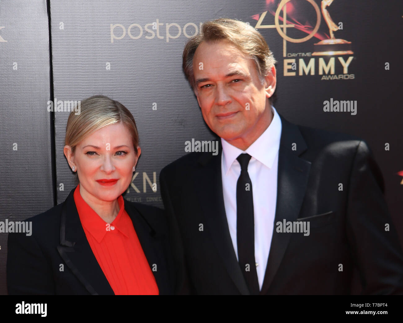 Pasadena, California, USA. 5th May 2019. Cady McClain and Jon Lindstrom