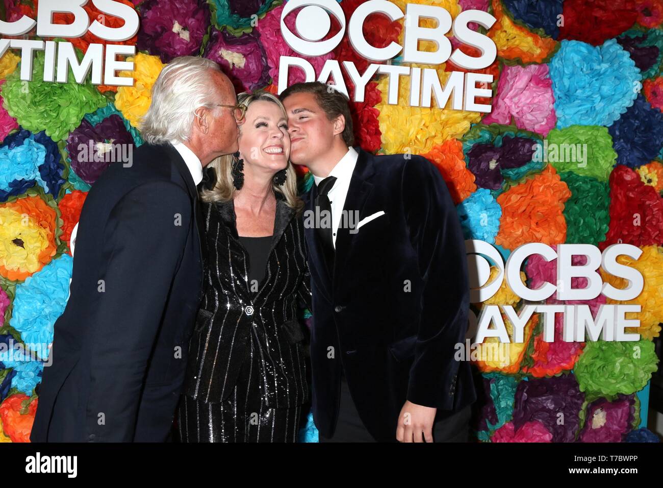 Pasadena, CA. 5th May, 2019. Karl Wellner, Deborah Norville, son at