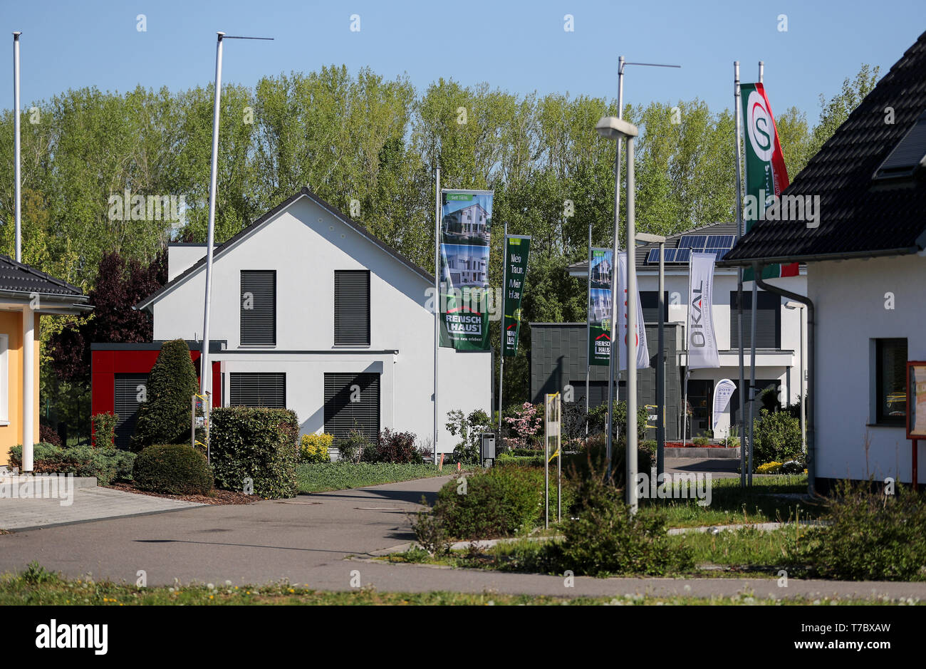 Schkeuditz Germany 30th Apr 2019 The Prefabricated House Model