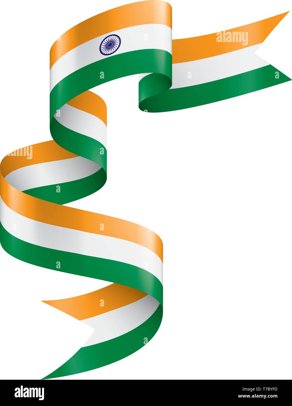 India flag vector hi-res stock photography and images - Alamy