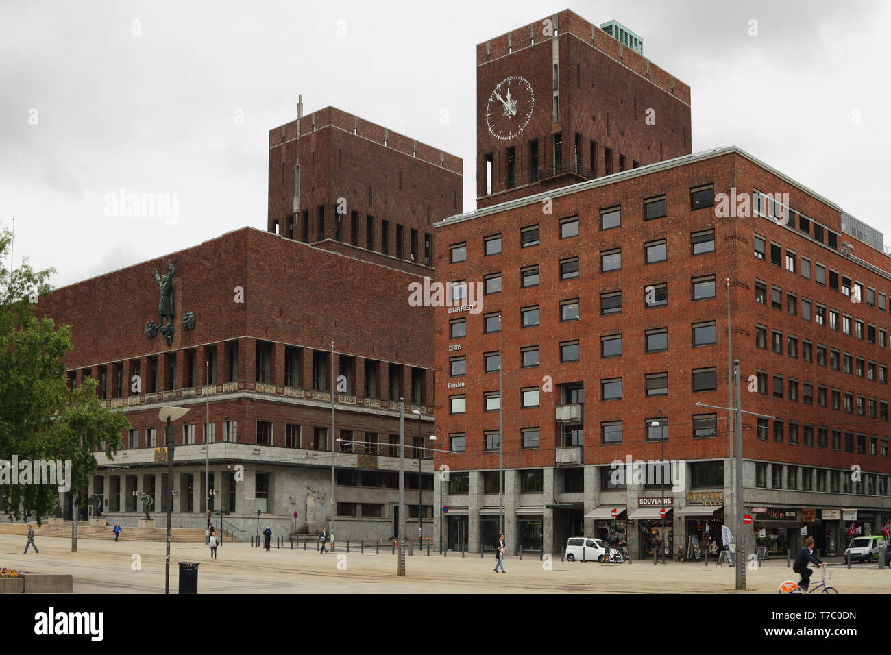 Norway, Oslo City Hall Stock Photo Alamy