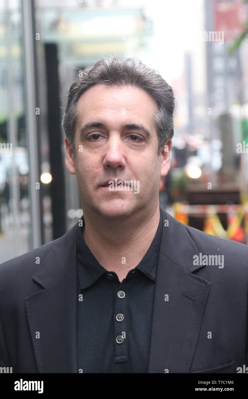 May 4, 2019 New York, NY, USA May 4, 2019 Michael Cohen out and