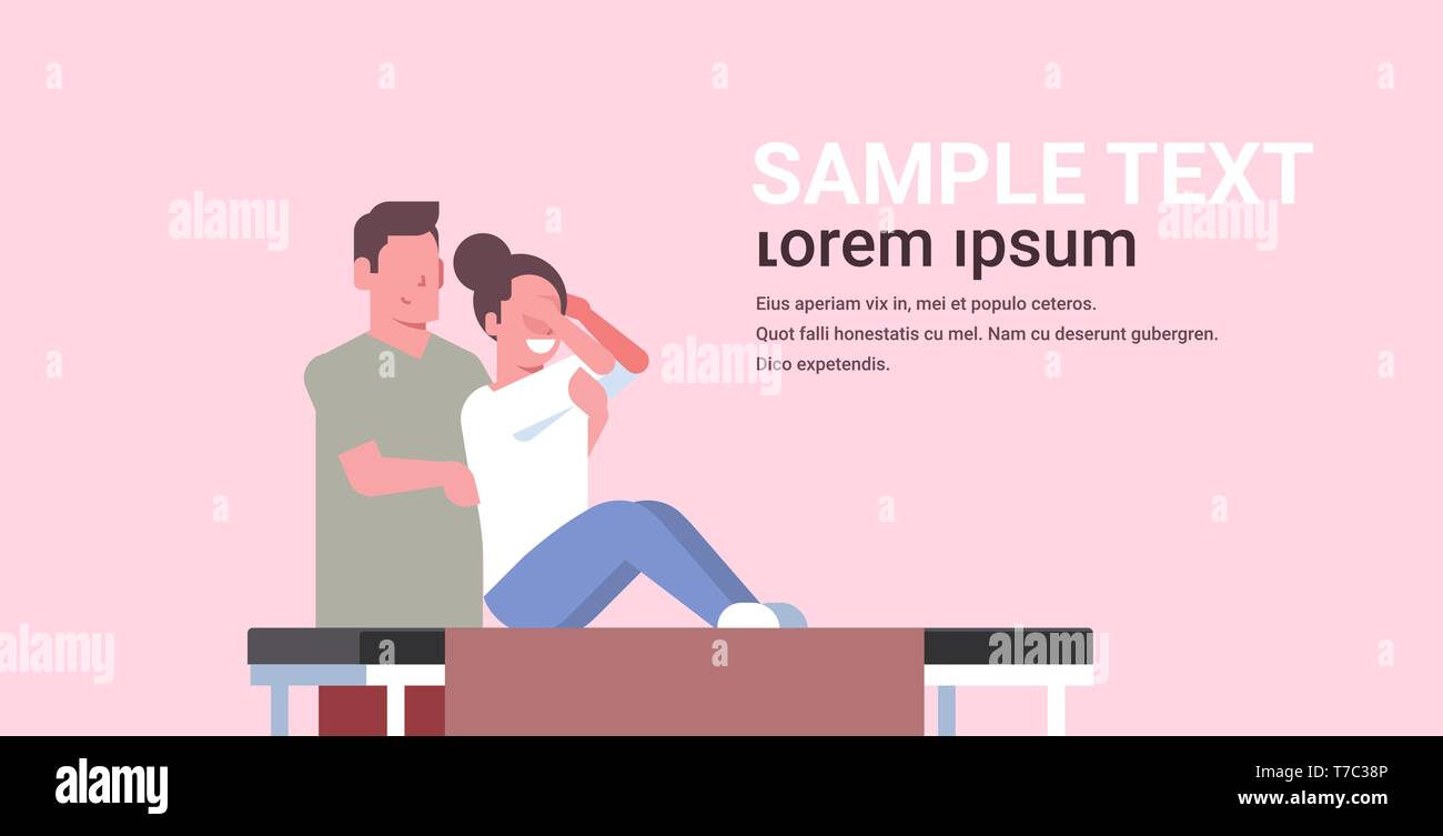 Woman massaging man hand Stock Vector Images Alamy